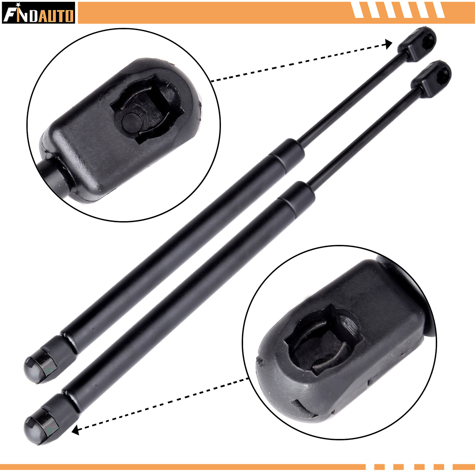 Findauto Set of 2 Hood Lift Supports Shocks Fits 2006 2007 2008 Acura TL