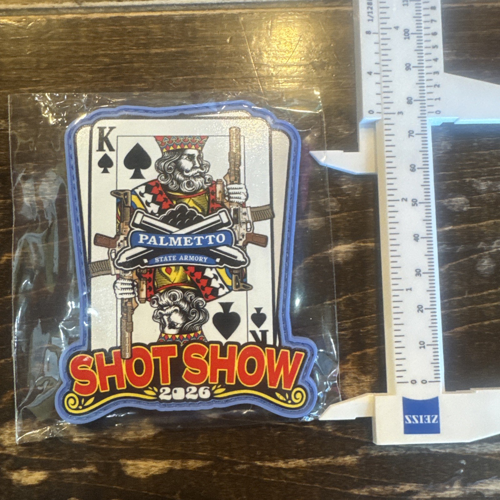 Palmetto State Armory PVC Hook & Loop 3” Inches Patch Shot Show 2026 King New