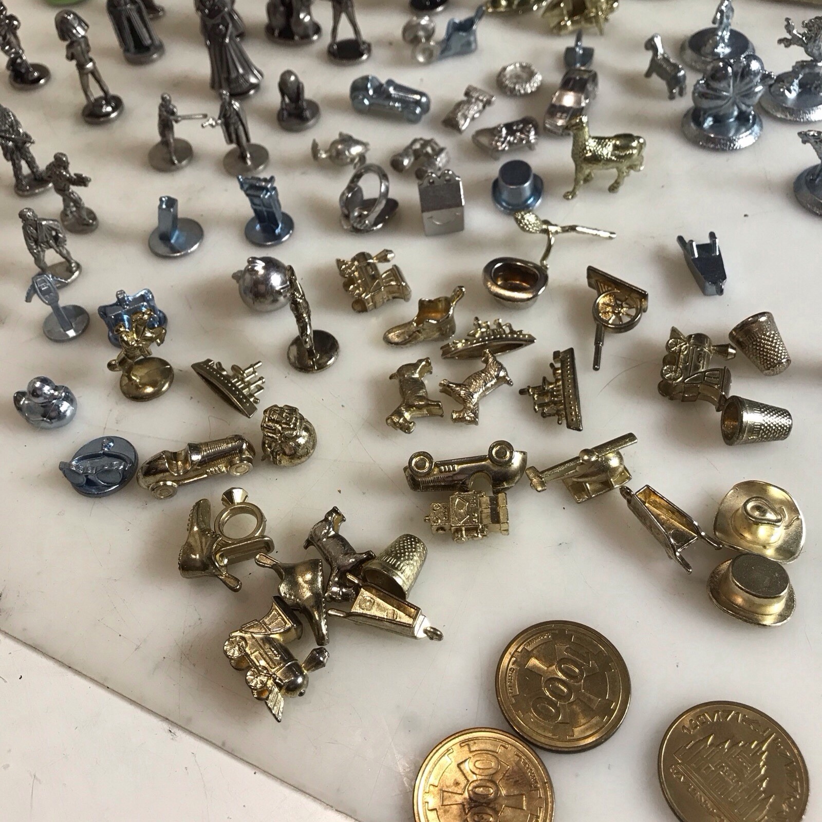 Monopoly Board Game Pieces Lot 2 Lb +