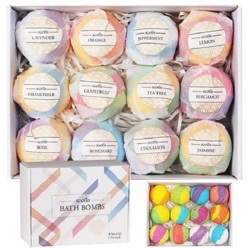 Great Valentines Gift Pack 12pcs Bubble Spa Bath Bombs Perfect Luscious Gift set