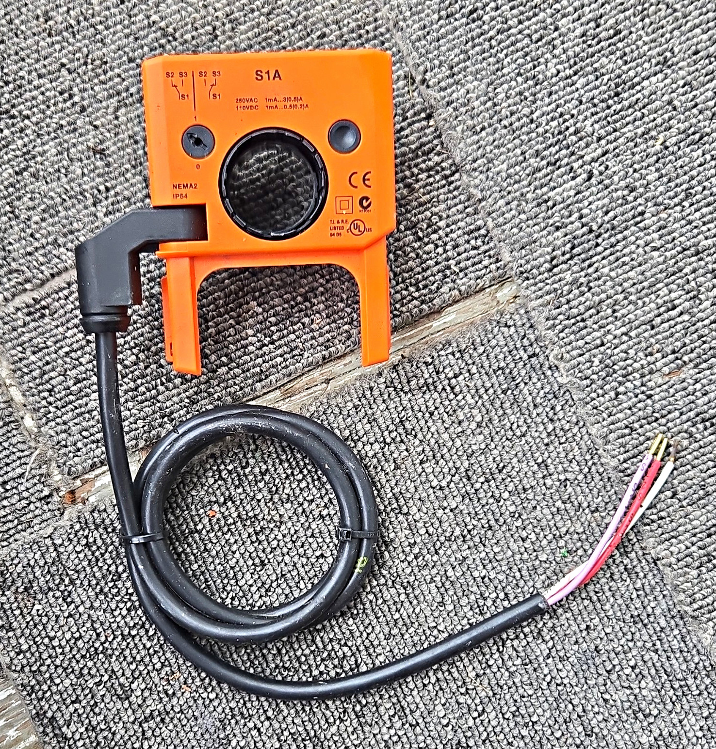 Belimo S1A (MPN S1A) HVAC Damper Actuator Auxiliary Switch Module