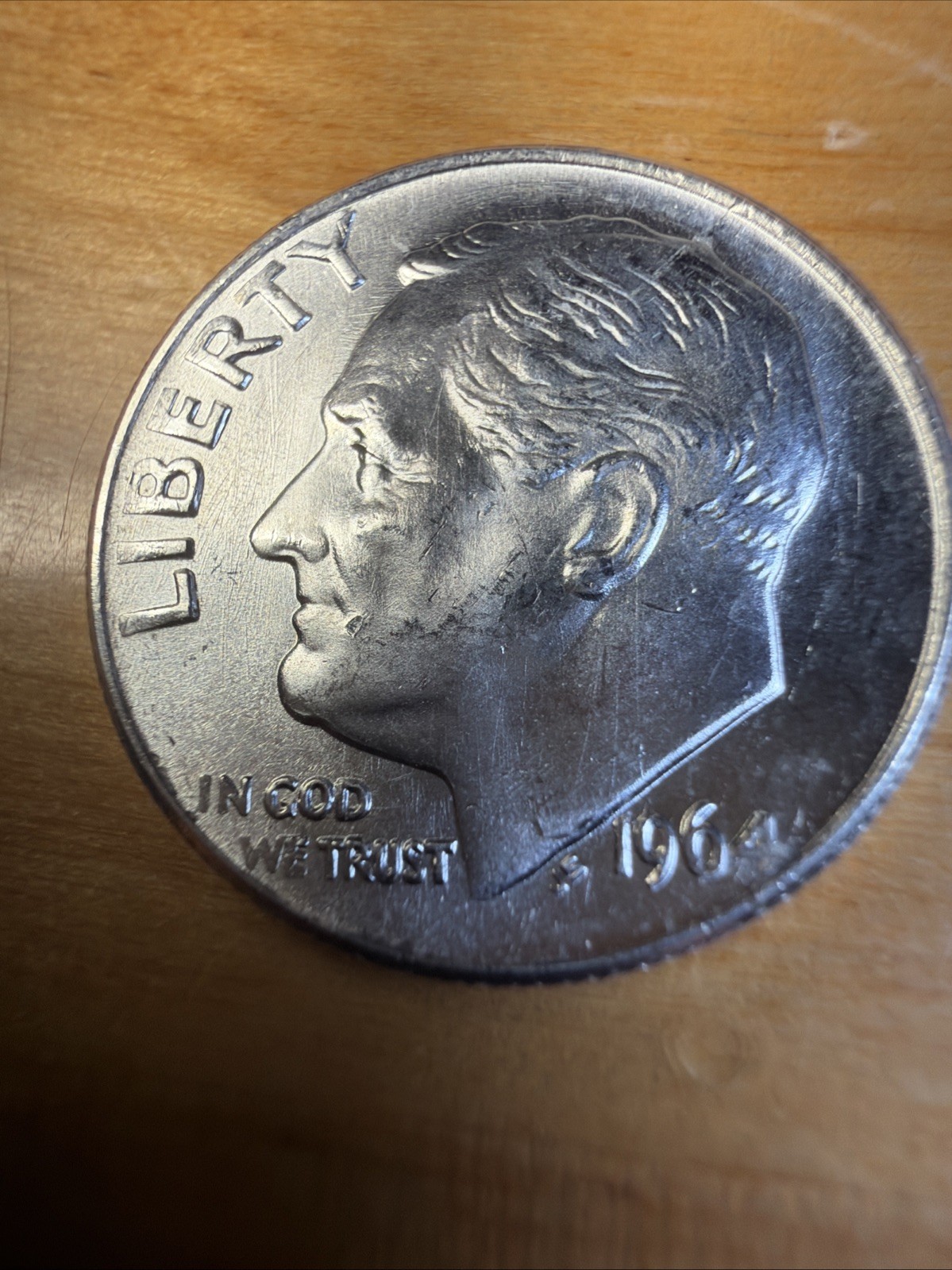 1964 10C Roosevelt Dime BU - Free Shipping - MP8