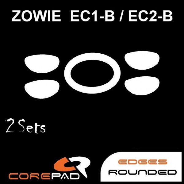 Corepad Skatez Zowie EC1-B / EC2-B mouse feet Hyperglides PTFE Teflon