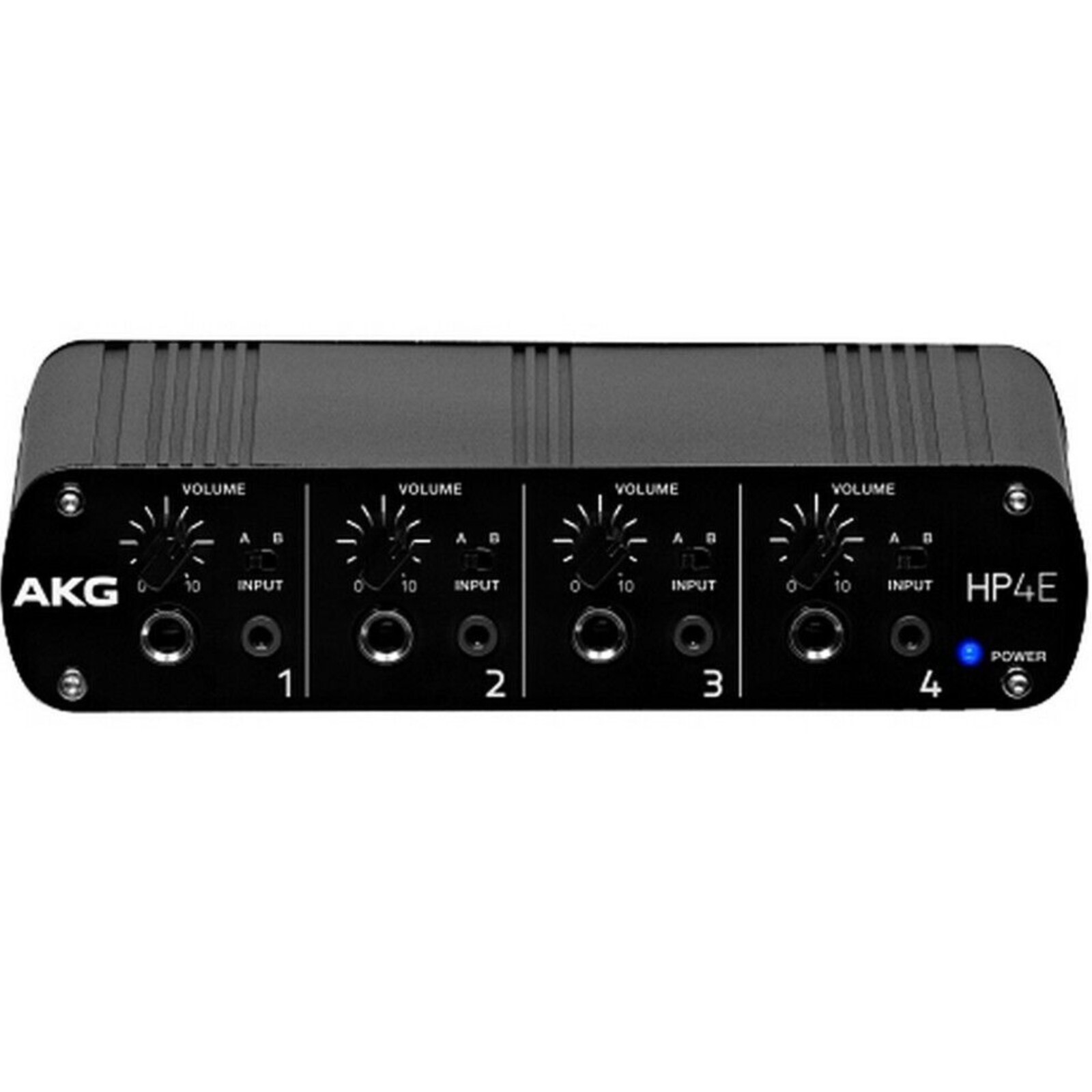 AKG HP4E 4-Ch 4-Outlet Headphone Amplifier & Volume Control & Universal Adapter