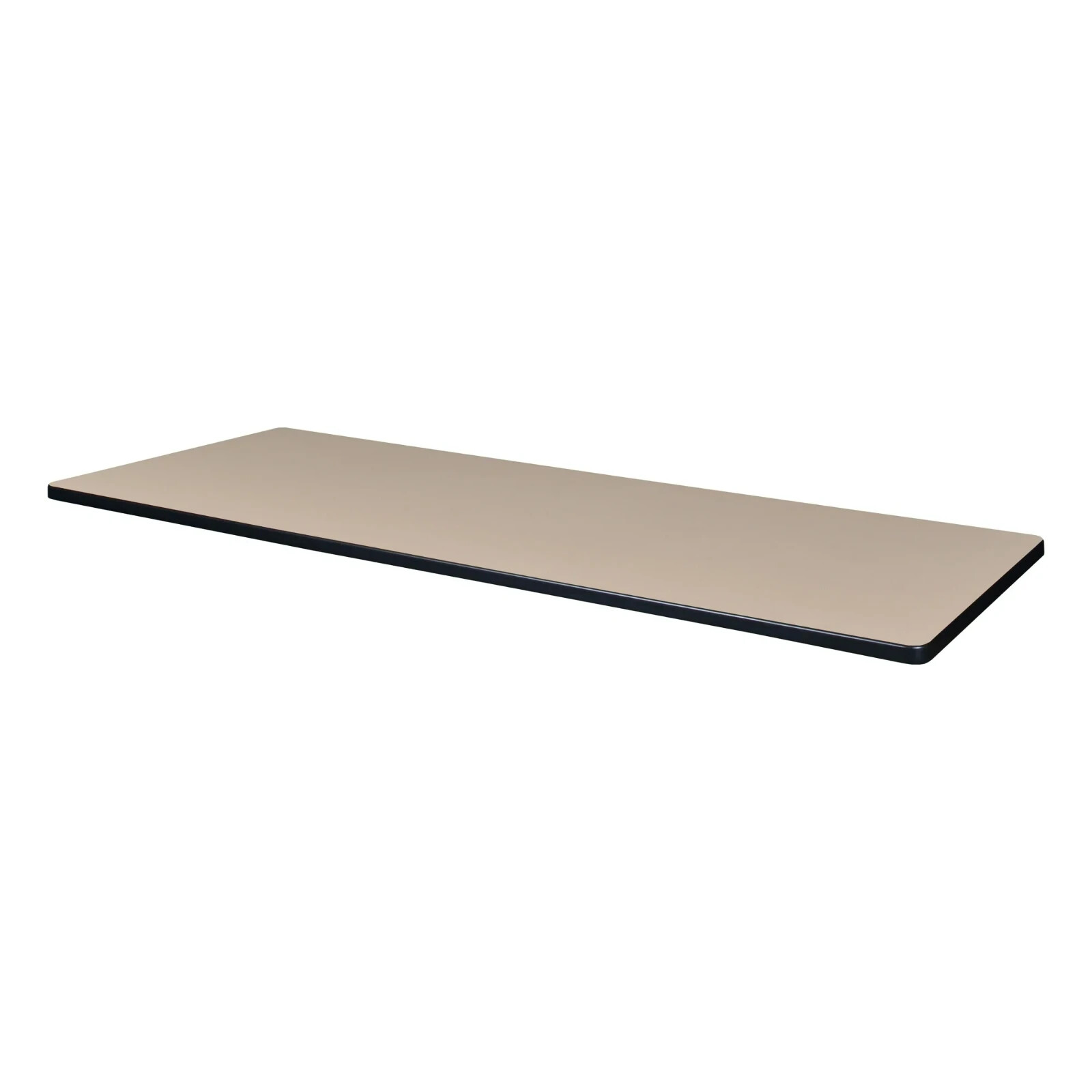 Regency 66x24" Rectangle Laminate Office Table Top Beige/Grey TTRC6624BEGY