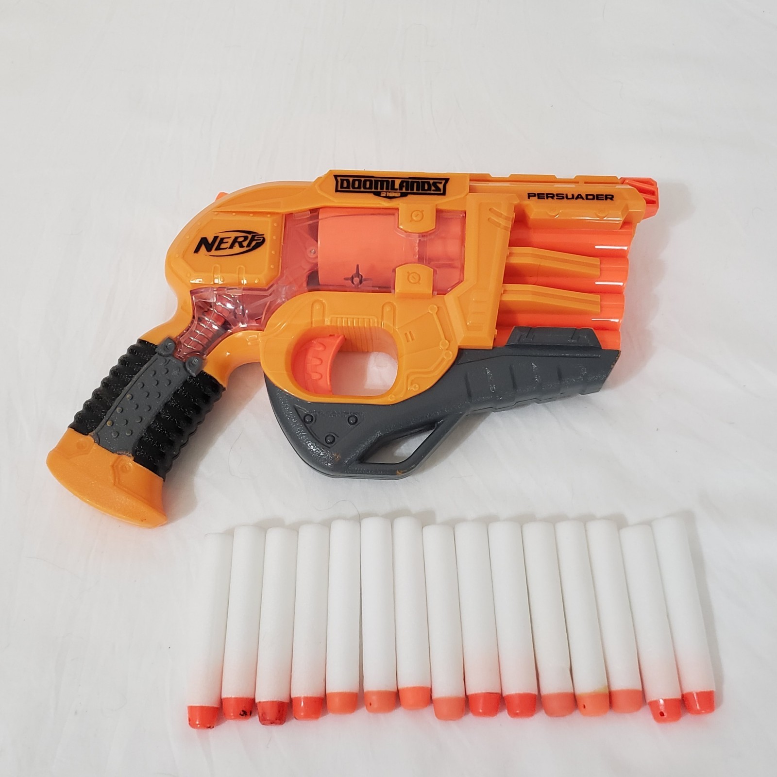 Persuader Nerf Doomlands Toy Blaster with Hammer Action + 15 Darts Tested Works