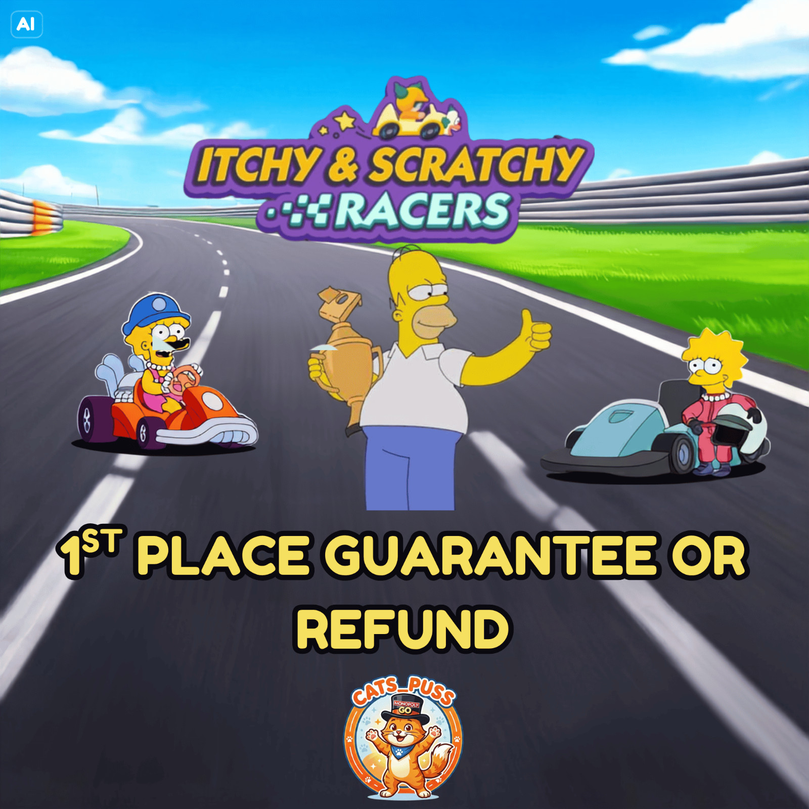 🔥29 JULY Pig Derby RACERS  TYCOON RACERS MONOPOLY GO FULL CARRY