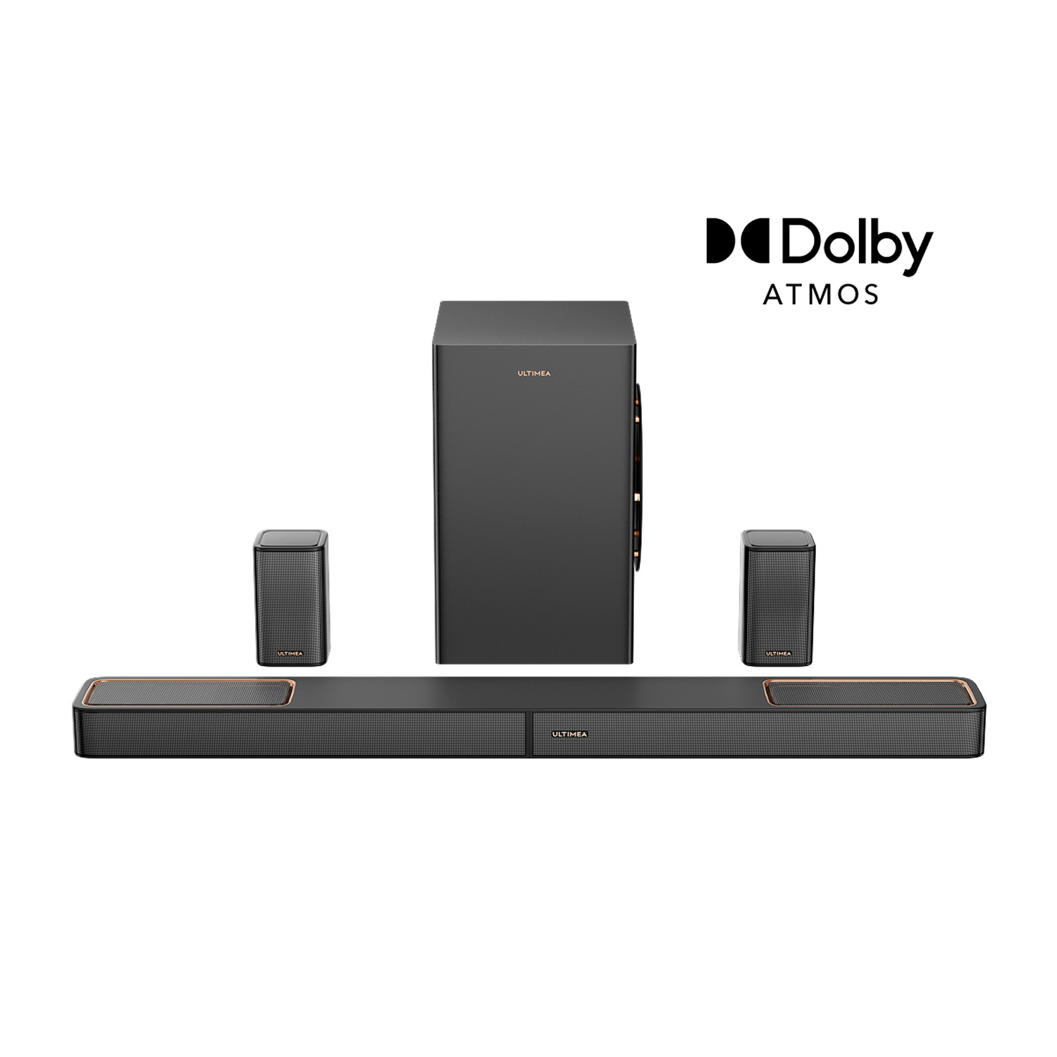 ULTIMEA 5.1.2 Dolby Atmos Sound Bar for TV Surround Sound System HDMI eARC 460W