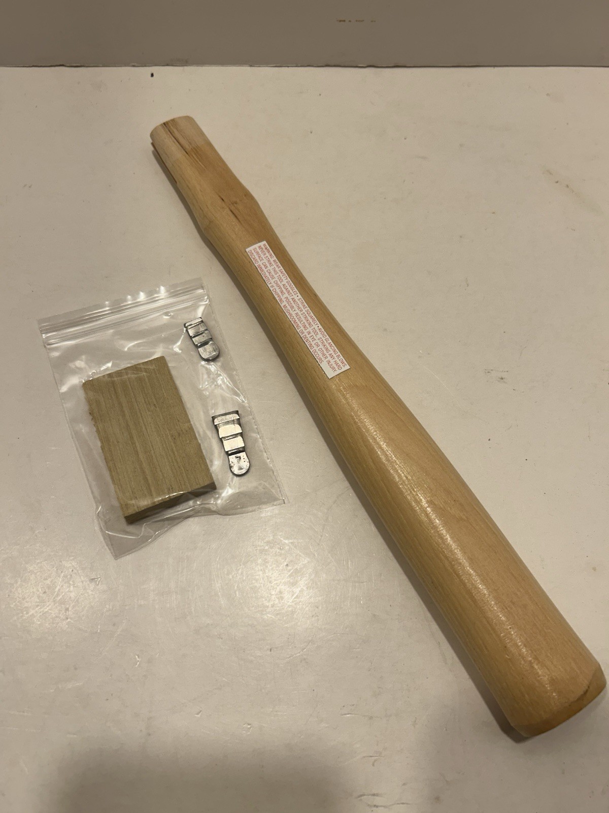 New 00219 Hickory 12” Replacement Brick Hammer Handle For 18-24 Oz. Heads