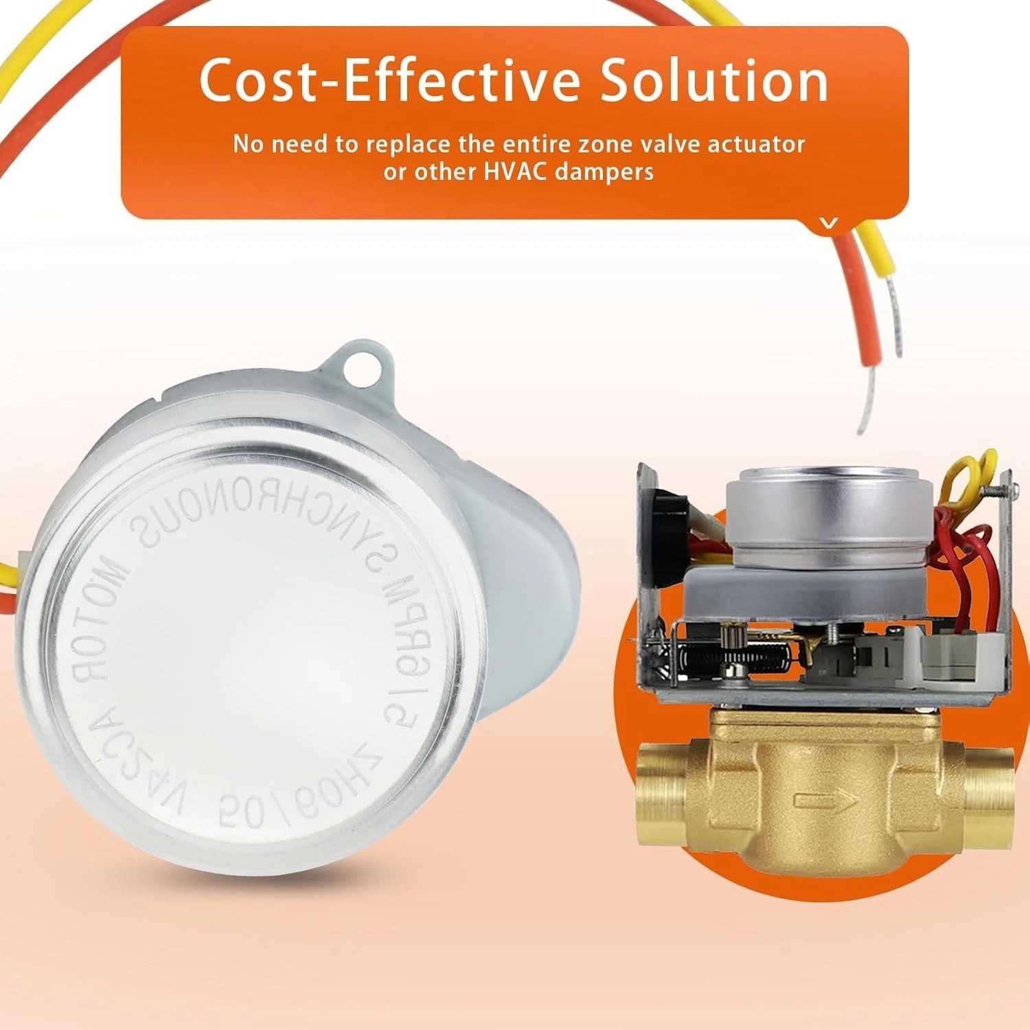 Long-lasting 24V Motor for Zone Valve - 2Pack