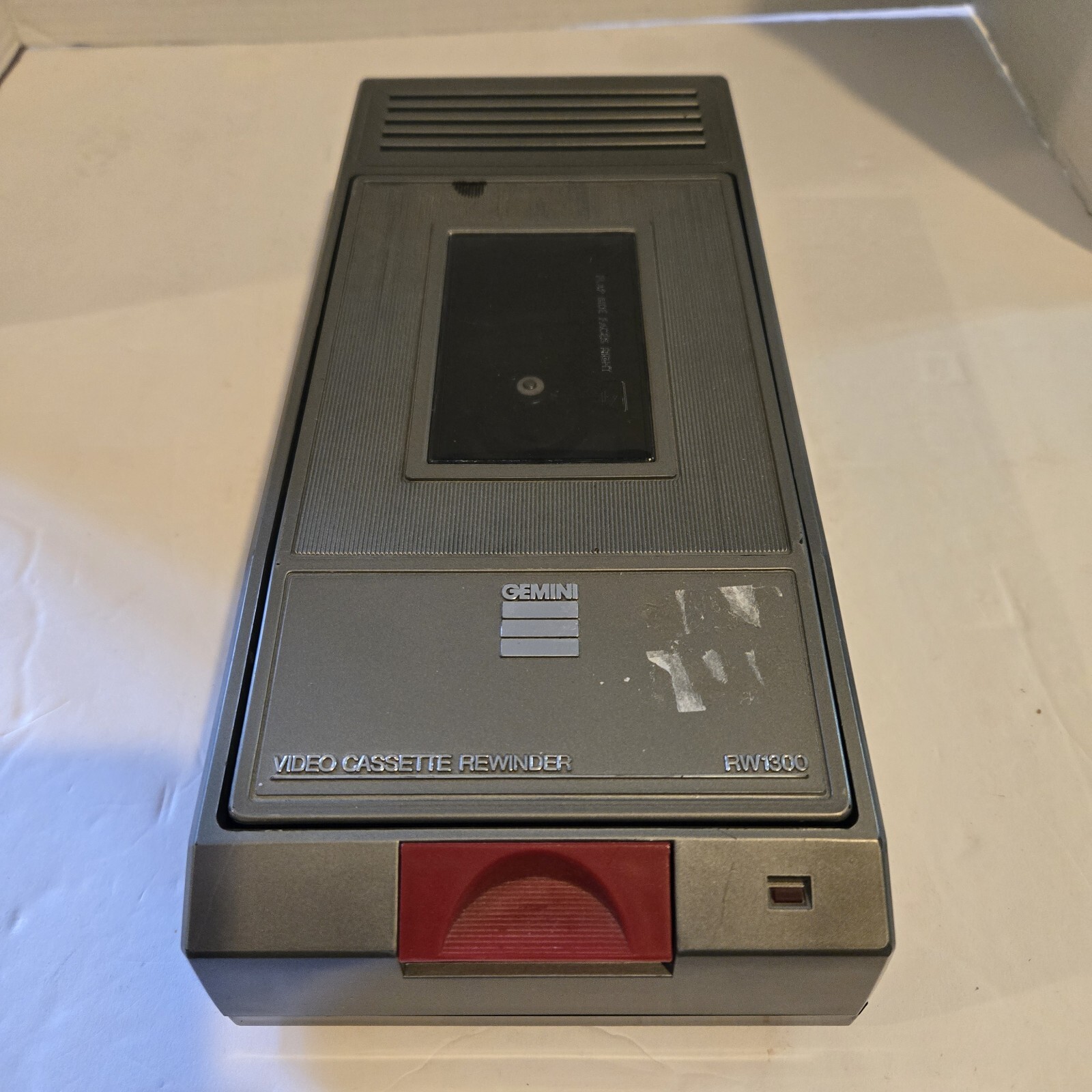 Gemini VHS Rewinder Model RW1300 Tested Works/no Power Cord Vintage 1991