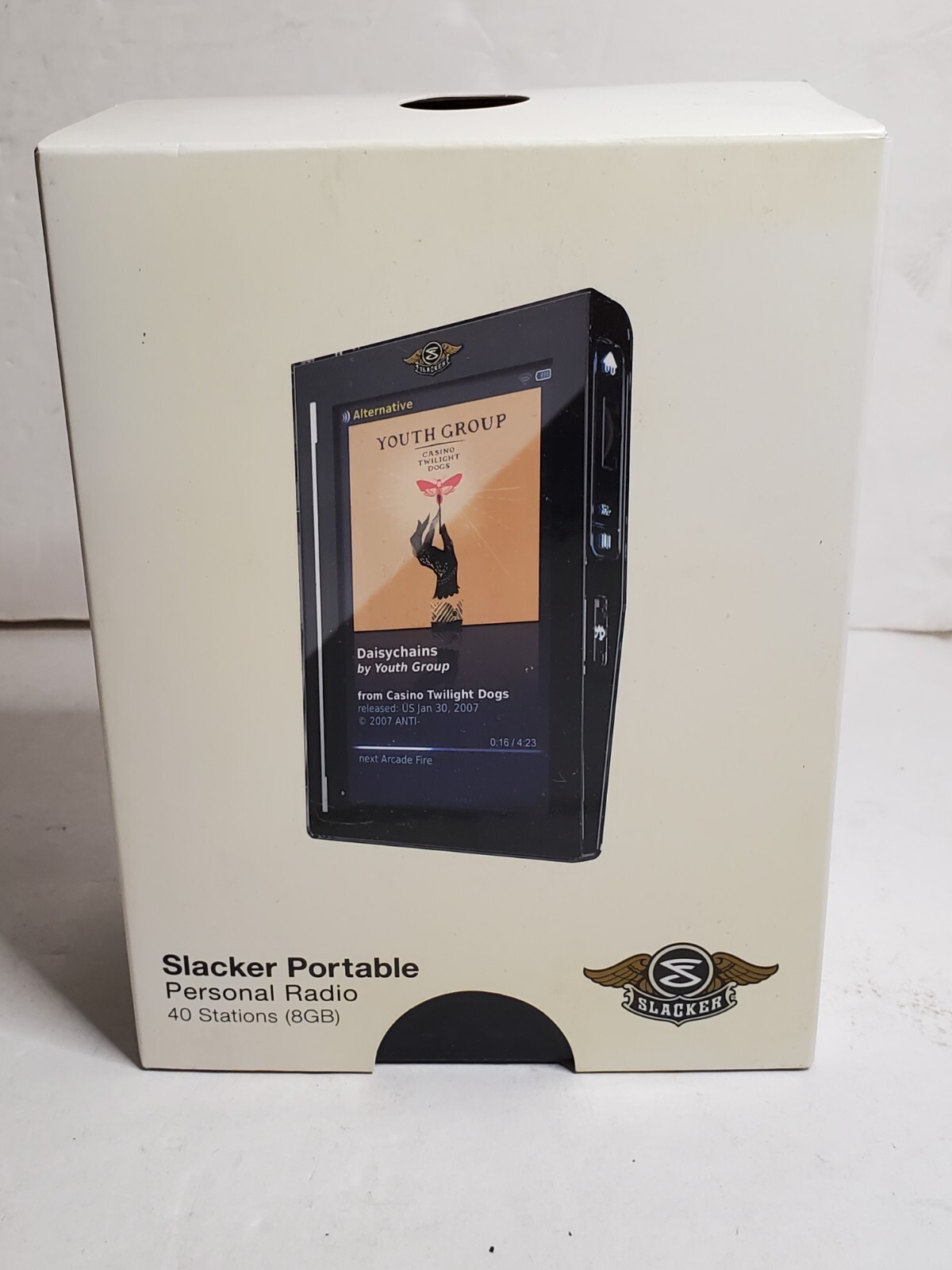 Slacker Portable Personal Radio 8GB 40 Stations - NEW SEALED BOX