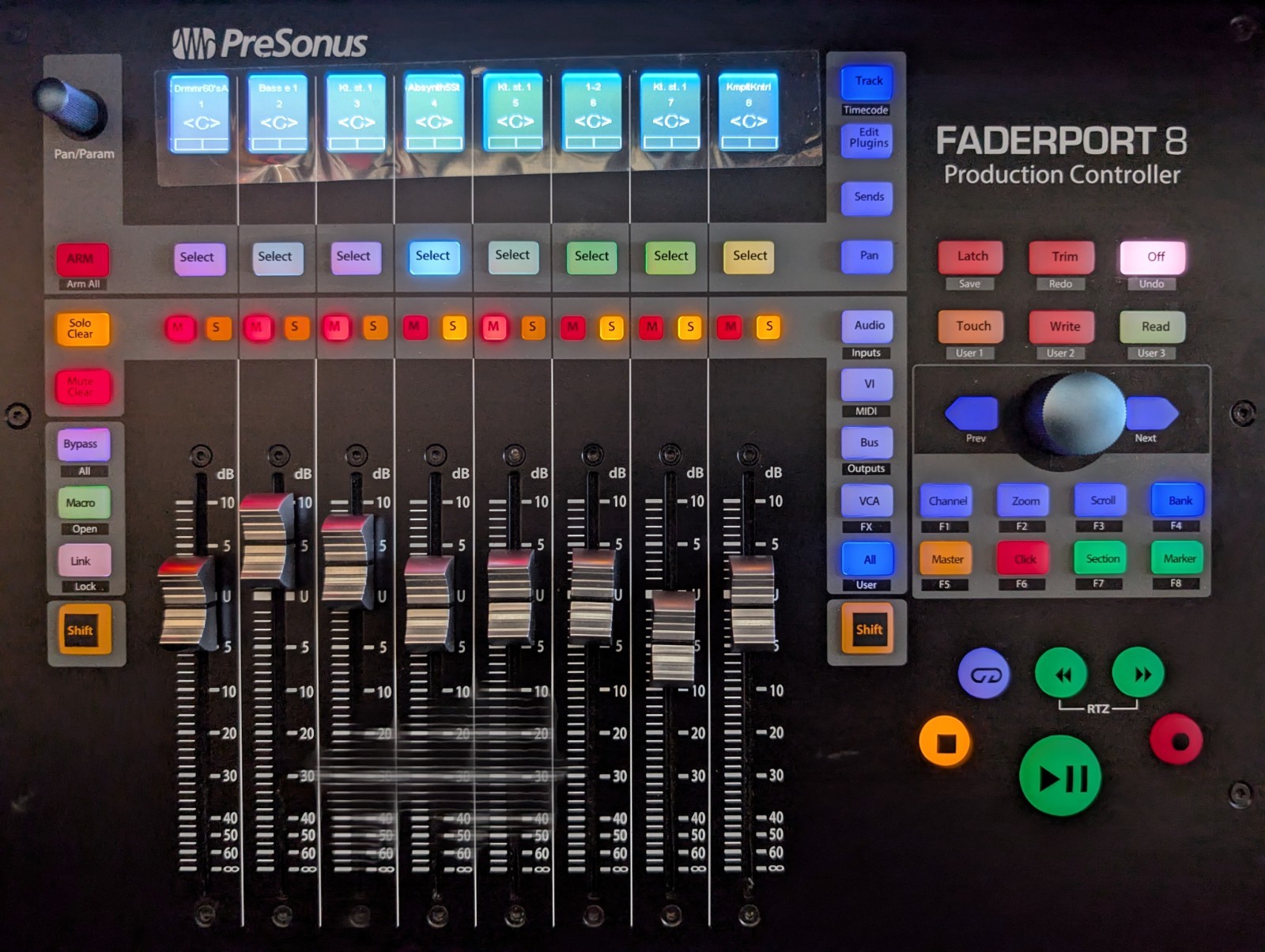 PreSonus FaderPort 8 DAW Controller Excellent Condition Tested