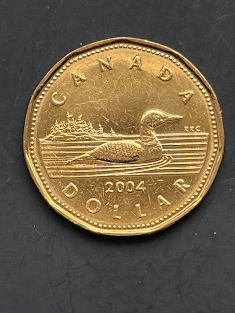 CANADA 2004 Loonie Loon $1 One Dollar from Royal Canadian Mint