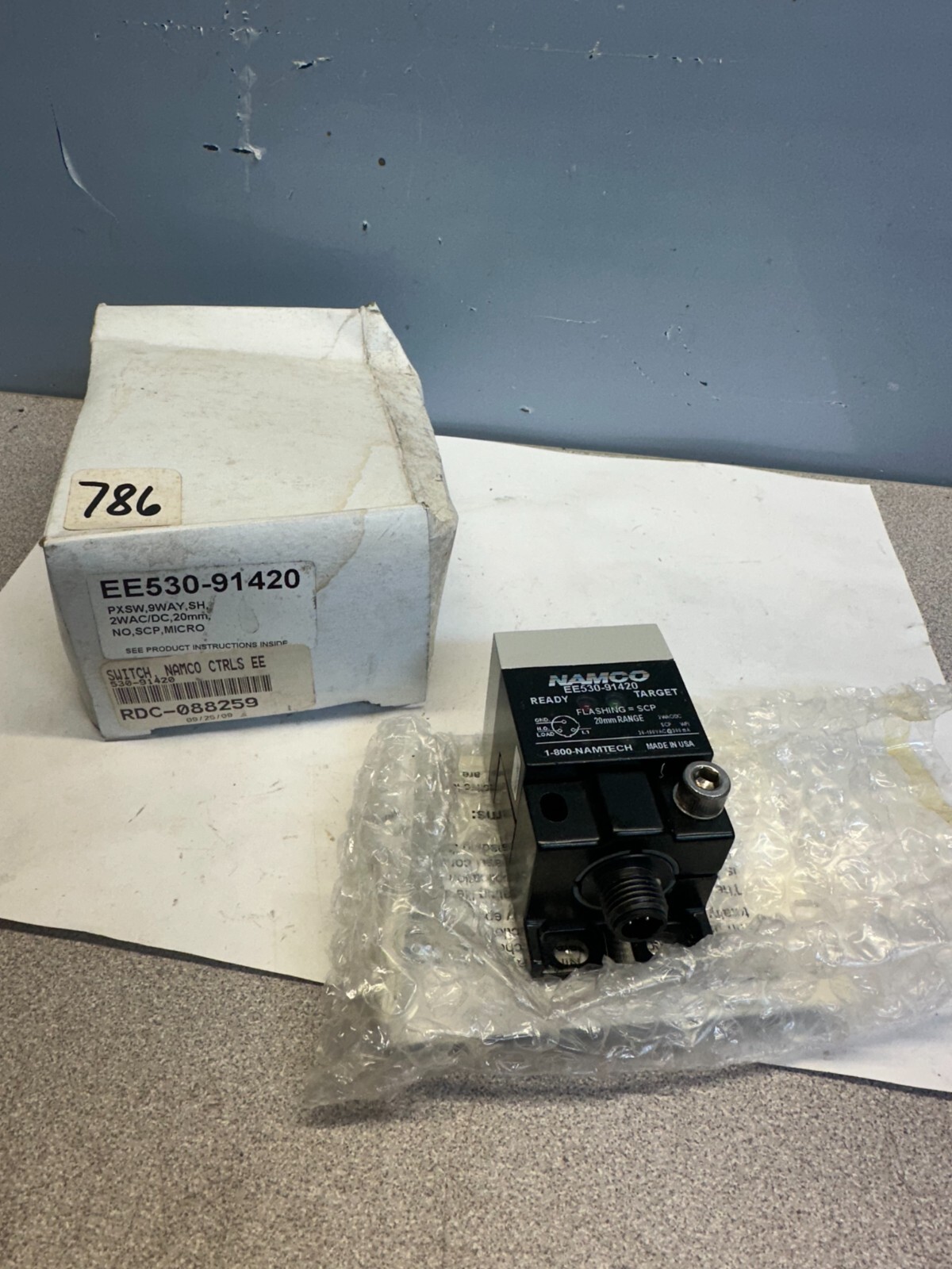 Namco EE530-91420 Proximity Sensor, NEW FREE SHIPPING
