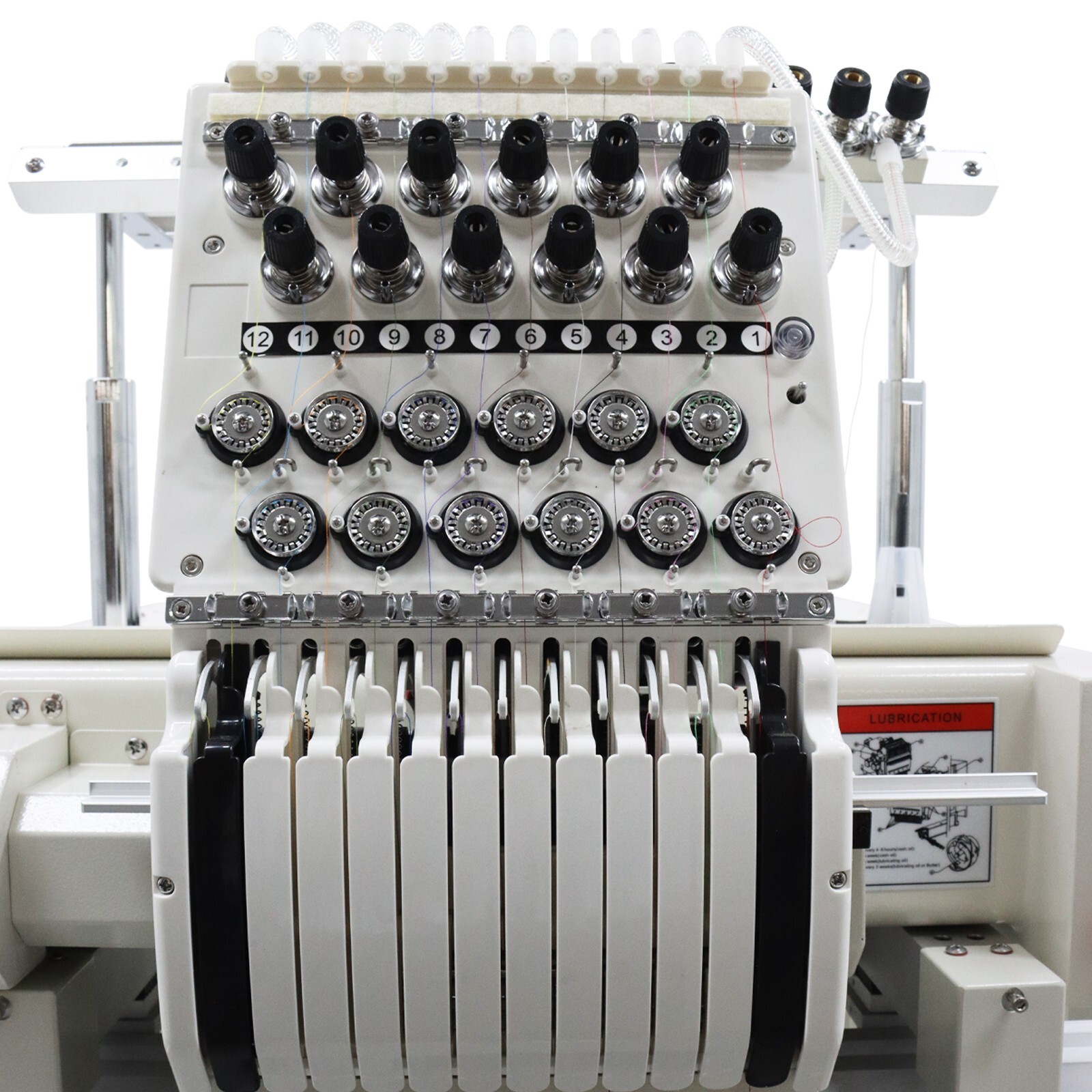 Heavy Duty Single Head 12Needle Commercial Home Automatic Embroidery Machine