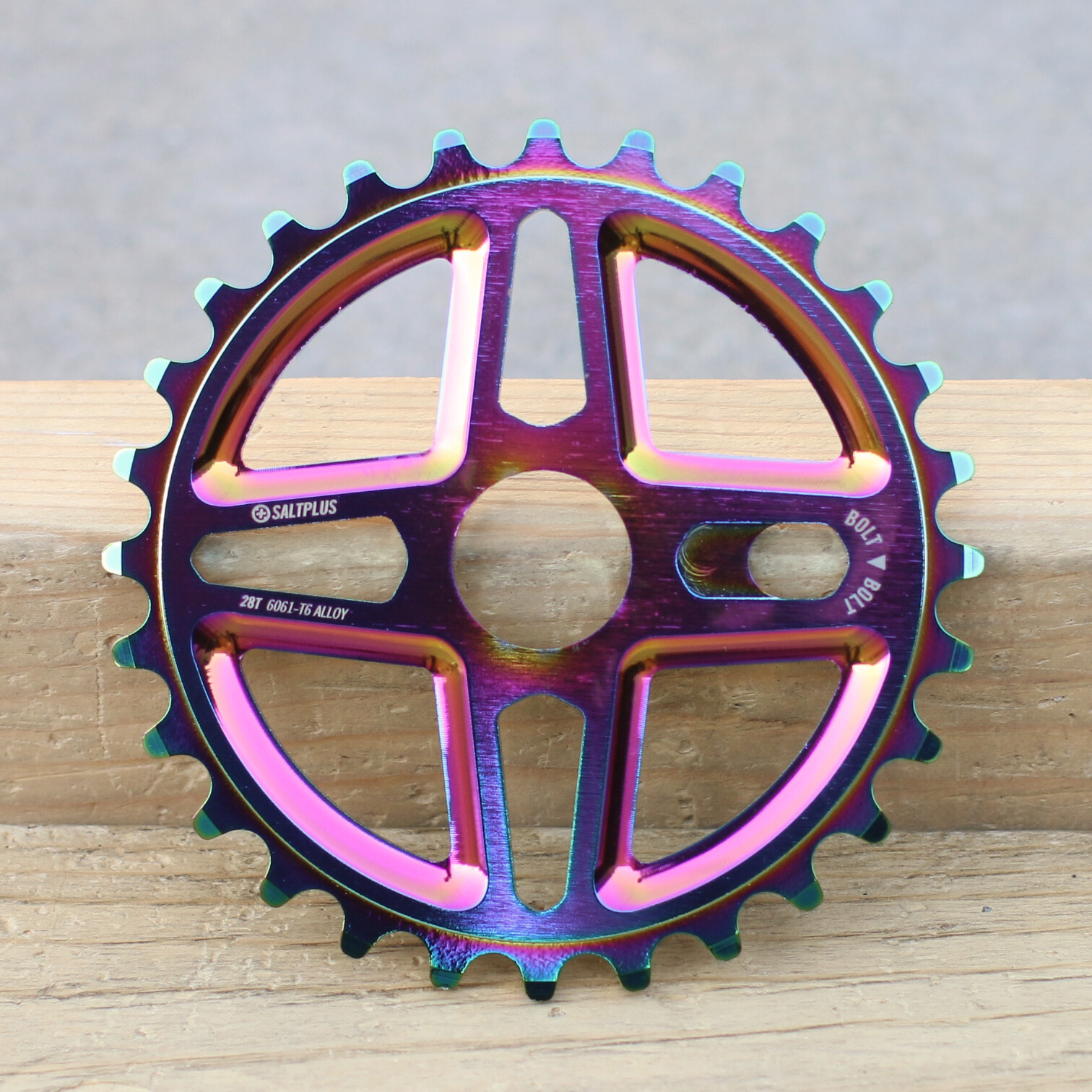 SALT PLUS BMX BIKE CENTER BICYCLE SPROCKET OIL SLICK ODYSSEY CULT FIT