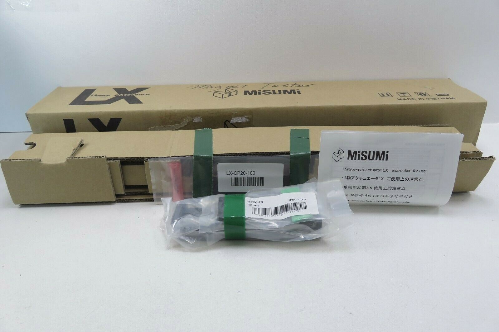 Misumi LX20 Single Axis Actuator LX2001C