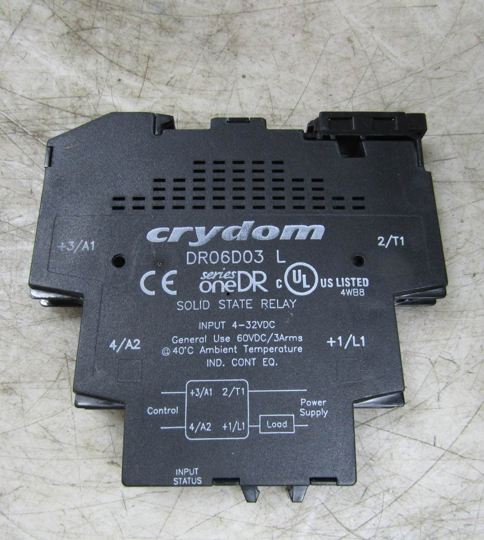 💥NEW CRYDOM SOLID STATE RELAY 4-32 VDC COIL 60 VDC DR06D03