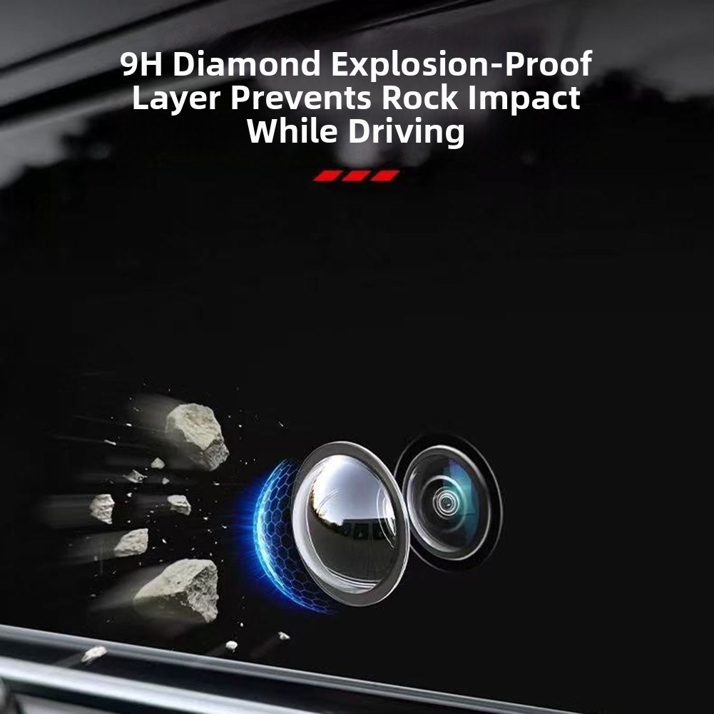 Car camera lens protector (2-pack) with Rain Cover: 360?? all-around protection