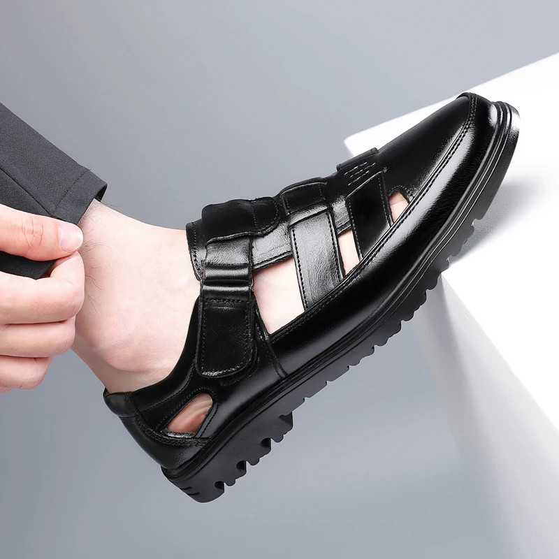 Outdoor Casual Breathable Business Slippers Non-slip Flats Male Wading Shoes