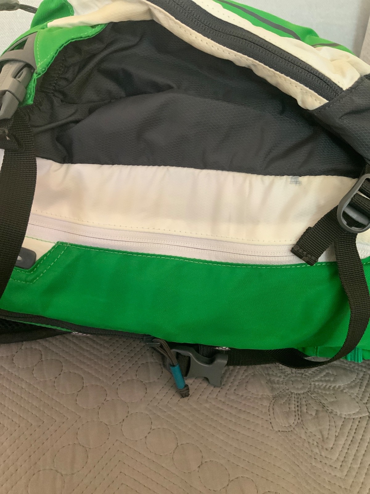CamelBak Green Black and White Hydration Backpack