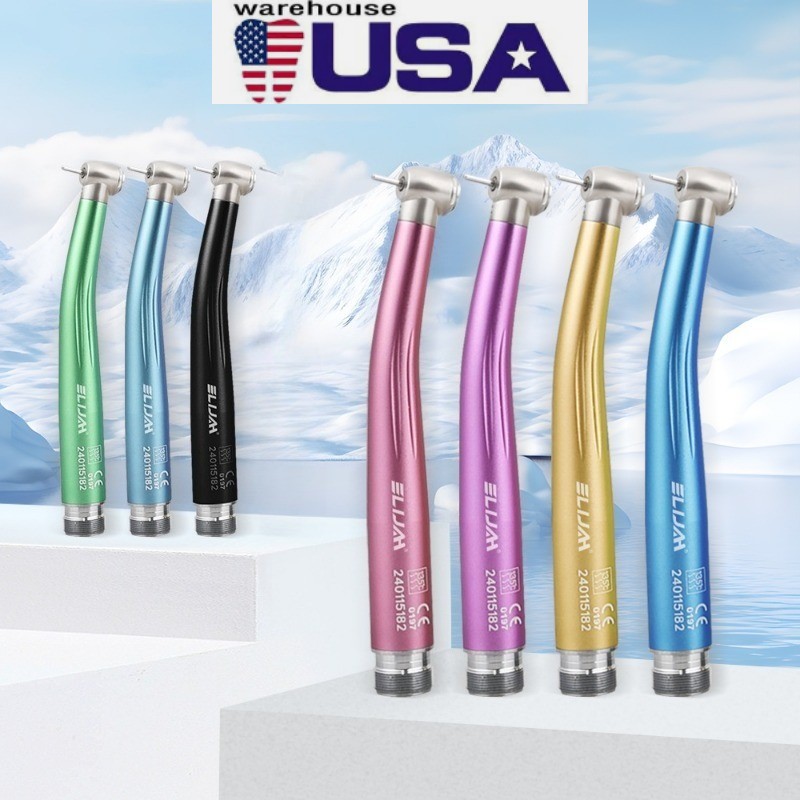 NSK Style Dental Turbine High Speed Air Handpiece 2/4 Holes 7 Colors Available