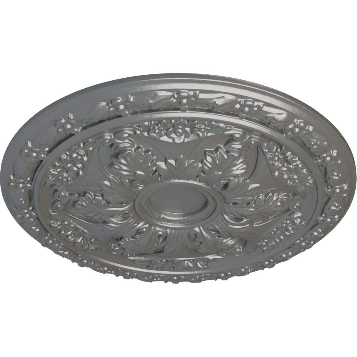 Ekena Millwork Cm20Blsls Baile Ceiling Medallion Silver