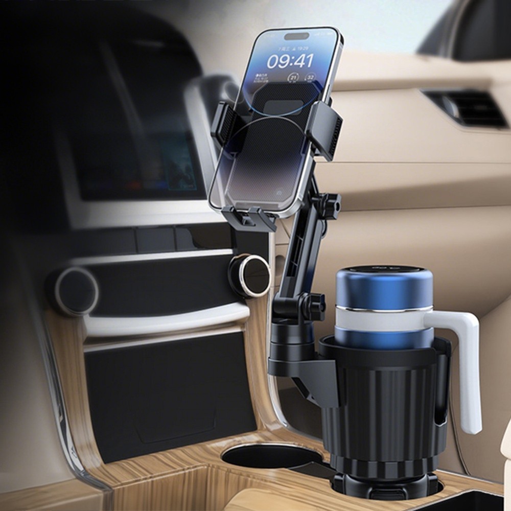 Universal 360° Adjustable Car Mount Cup Stand Cradle Holder For Cell Phone