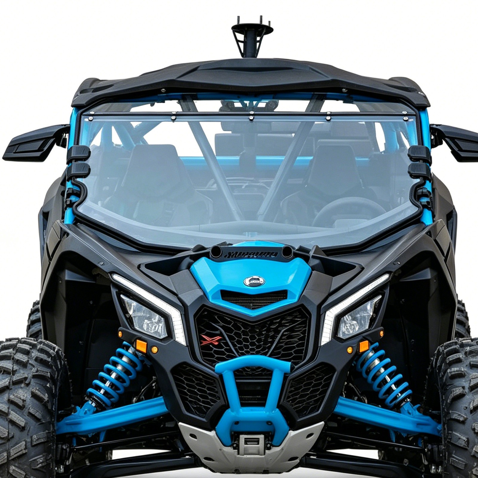 Scratch Resistant Full Front Windshield For Can-Am Maverick X3/ Max x3 2017-2026