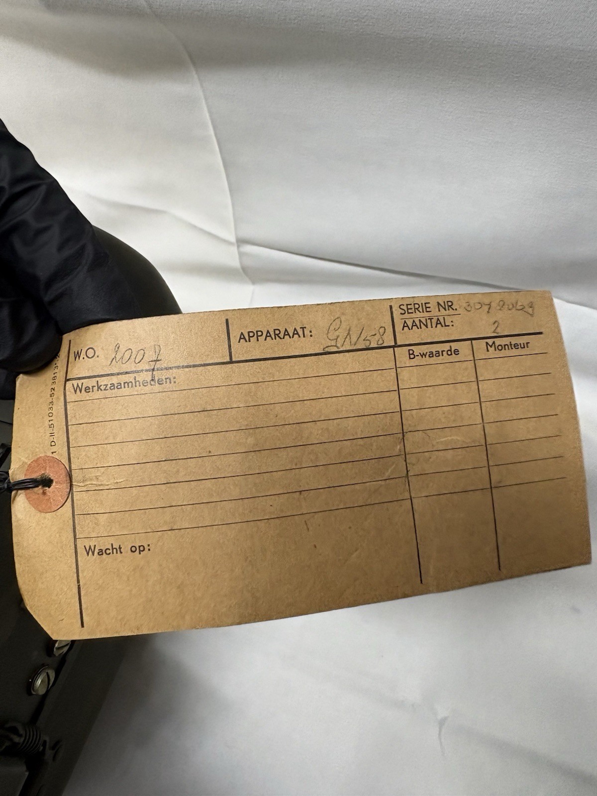 Vintage U.S. military hand generator GN-58-A-GY, made by Telefunken Germany