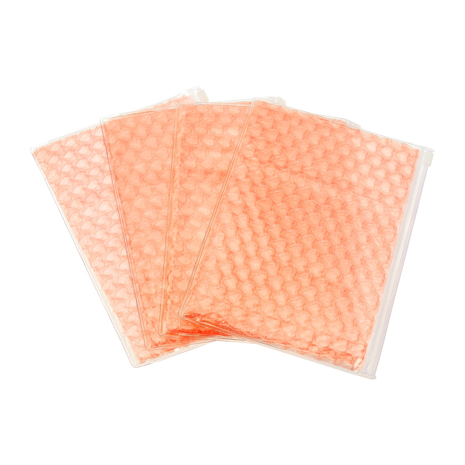 4pcs 6 x 9 Inch Bubble Bags Bubble Wrapping Pouches Zipper Packing Yellow
