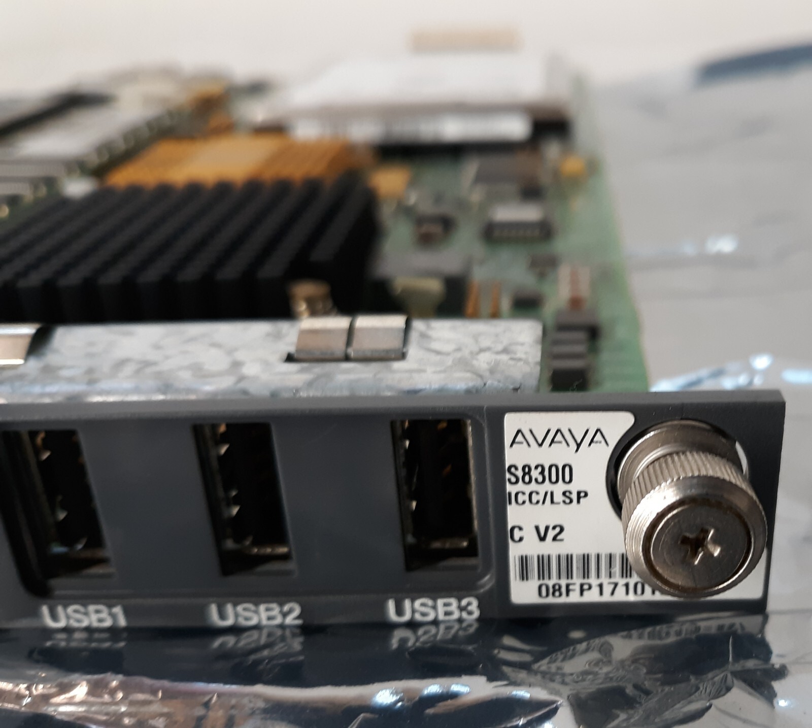 Avaya S8300 ICC/LSP V2 08FP17101537 Network Module w/ HDD+RAM+ Card *PULLED*