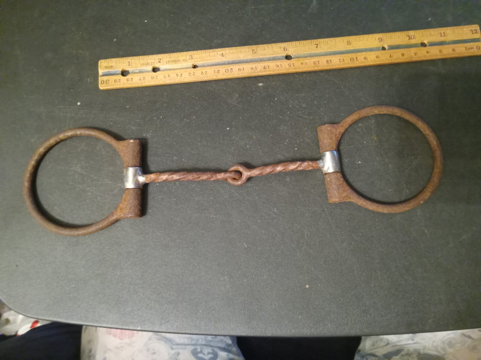 Used offset d bit 5 in mouth tight twist iron mouth