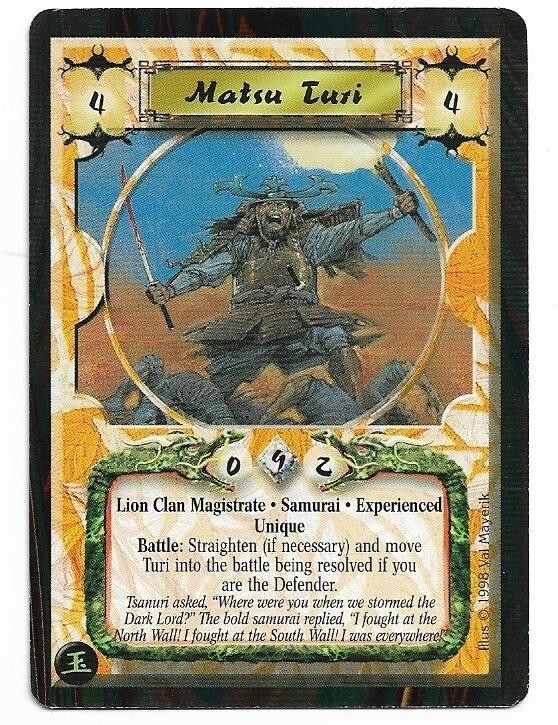 L5R: *MATSU TURI (EXP)* - Hidden Emperor - Legend of the Five Rings CCG