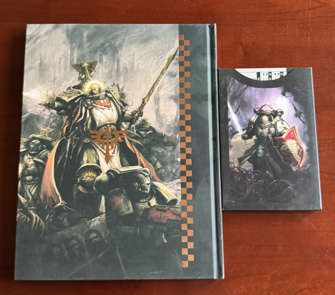 Warhammer 40k Dark Angels Limited Edition Codex 10th Edition & Datasheet Cards