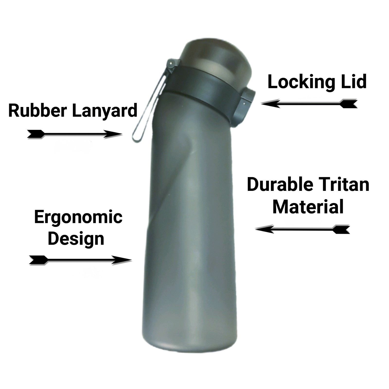 Ergonomic Sports Water Bottle with Scented Ring