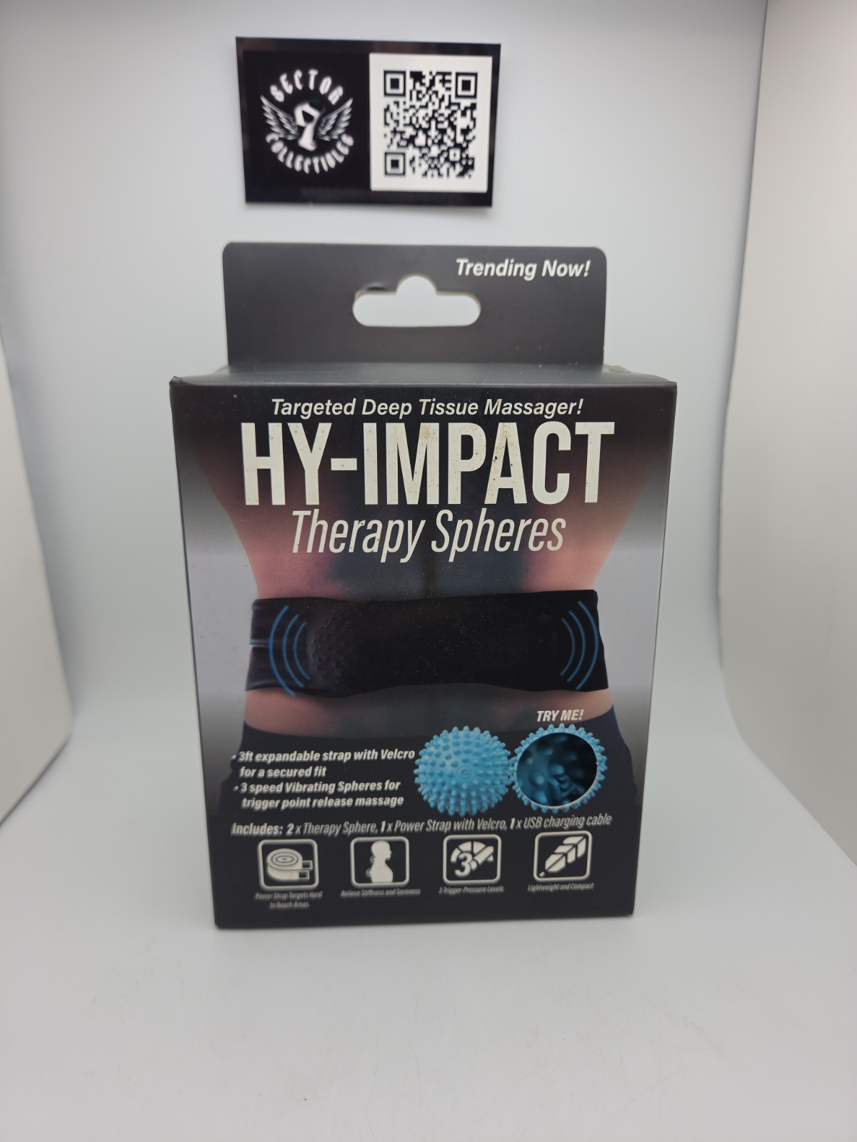 Hy-impact Massaging Therapy Spheres NEW Targeted Deep Tissue Massage Authentic