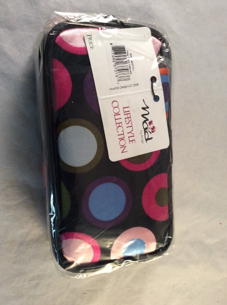 Makeup Bag Cosmetics Bag New  Mad By Design  7.5 X 4 X 2 A