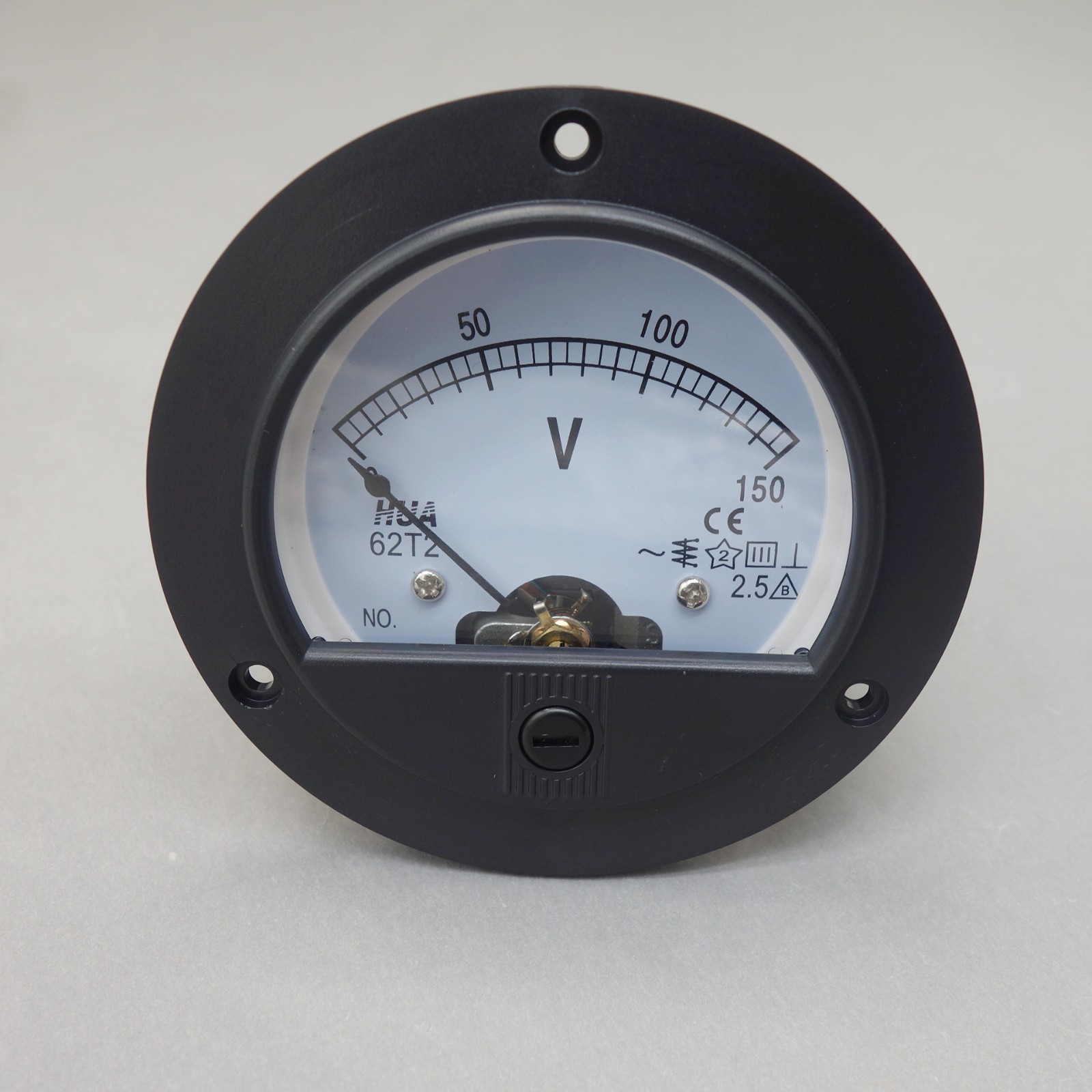 1PC 62T2 AC 0-150V Analog Voltmeter Volage Panel Meter Face Dia. 90mm 150V