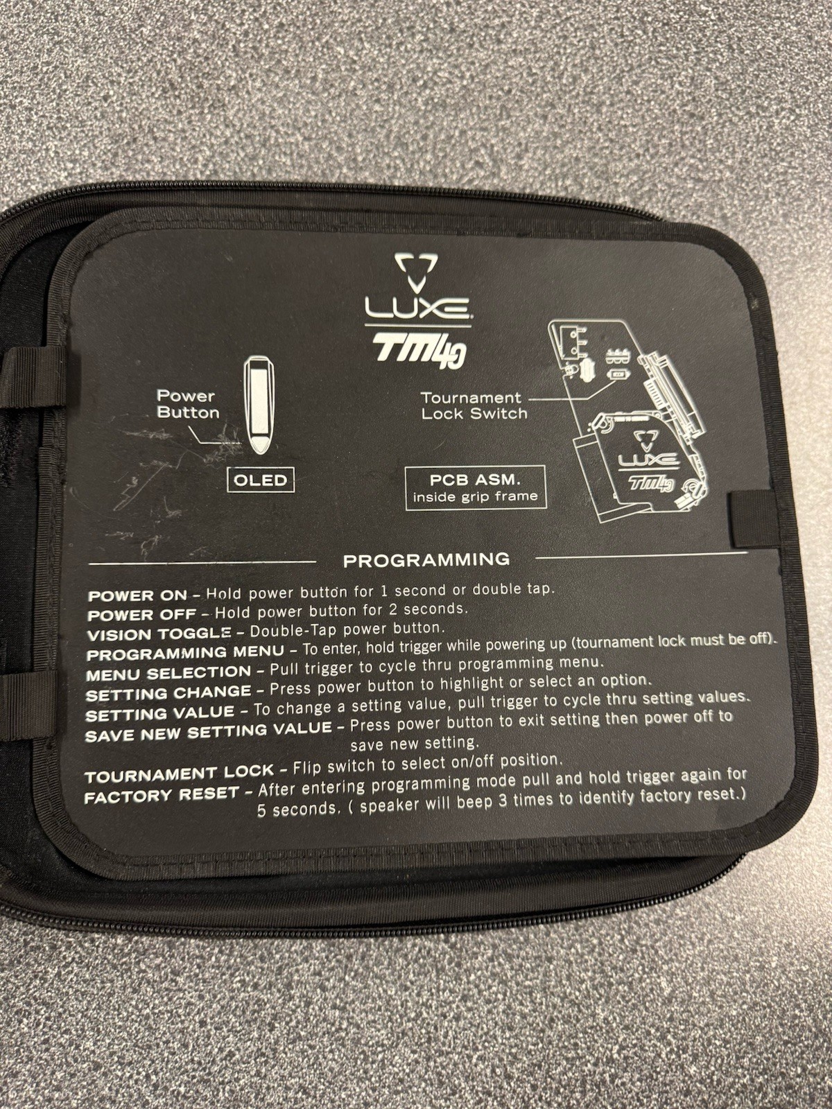 DLX LUXE TM-40 OEM case. RARE!