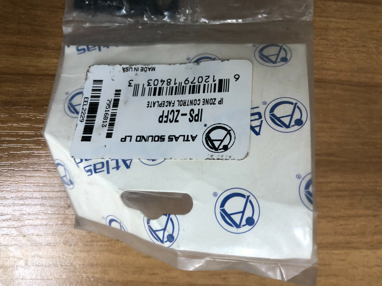 Atlas Sound IPS-ZCFP IP Zone Control Faceplate