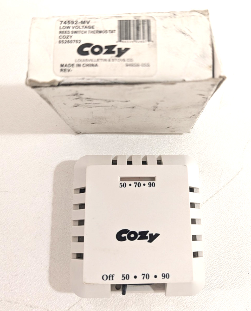 Cozy Heaters 74592 Wall Thermostat Designed for Use with Cozy Gas Furnaces New