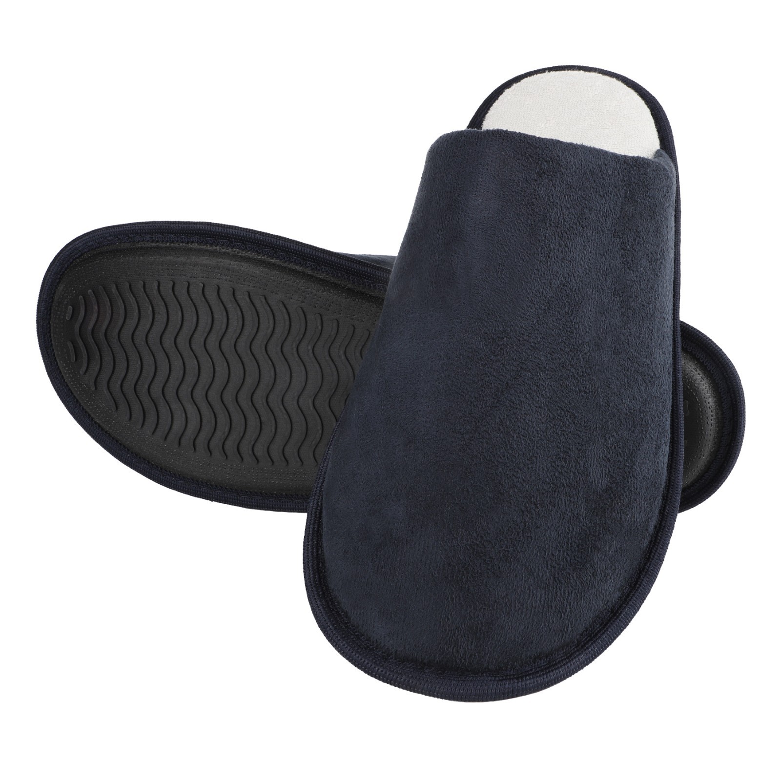 riemot Mens Slippers Lightweight Slip-On House Casual Indoor Bedroom Travel Slip