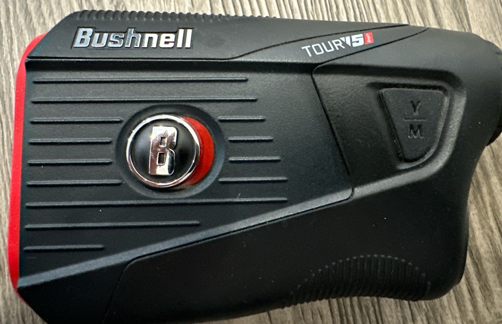 Bushnell Tour V5 Laser Golf Rangefinder with Magnetic Bite and Carrying Case
