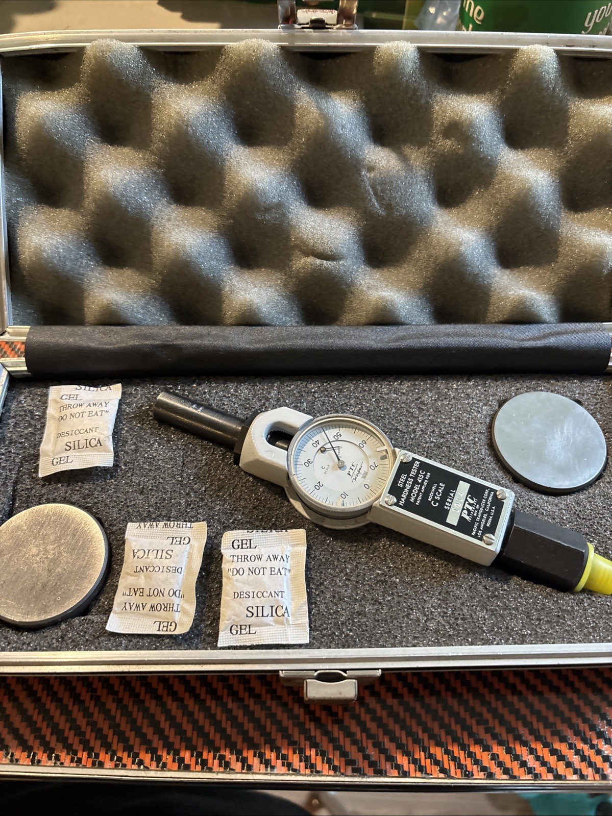 PTC Instruments 415c Steel Hardness Tester Rockwell C Scale Complete
