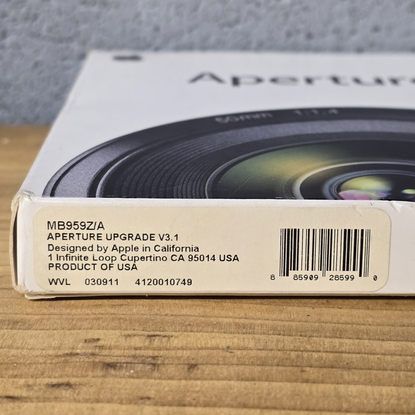 Apple Aperture 3 - Upgrade - MB959Z/A - V3.1 - Software Iphoto