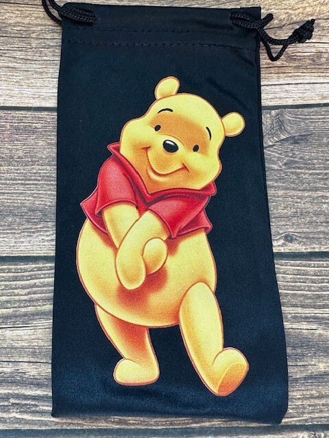 Soft Eye Sunglasses Black Accessory Pouch Pull Top Portable Winnie the Pooh RTS