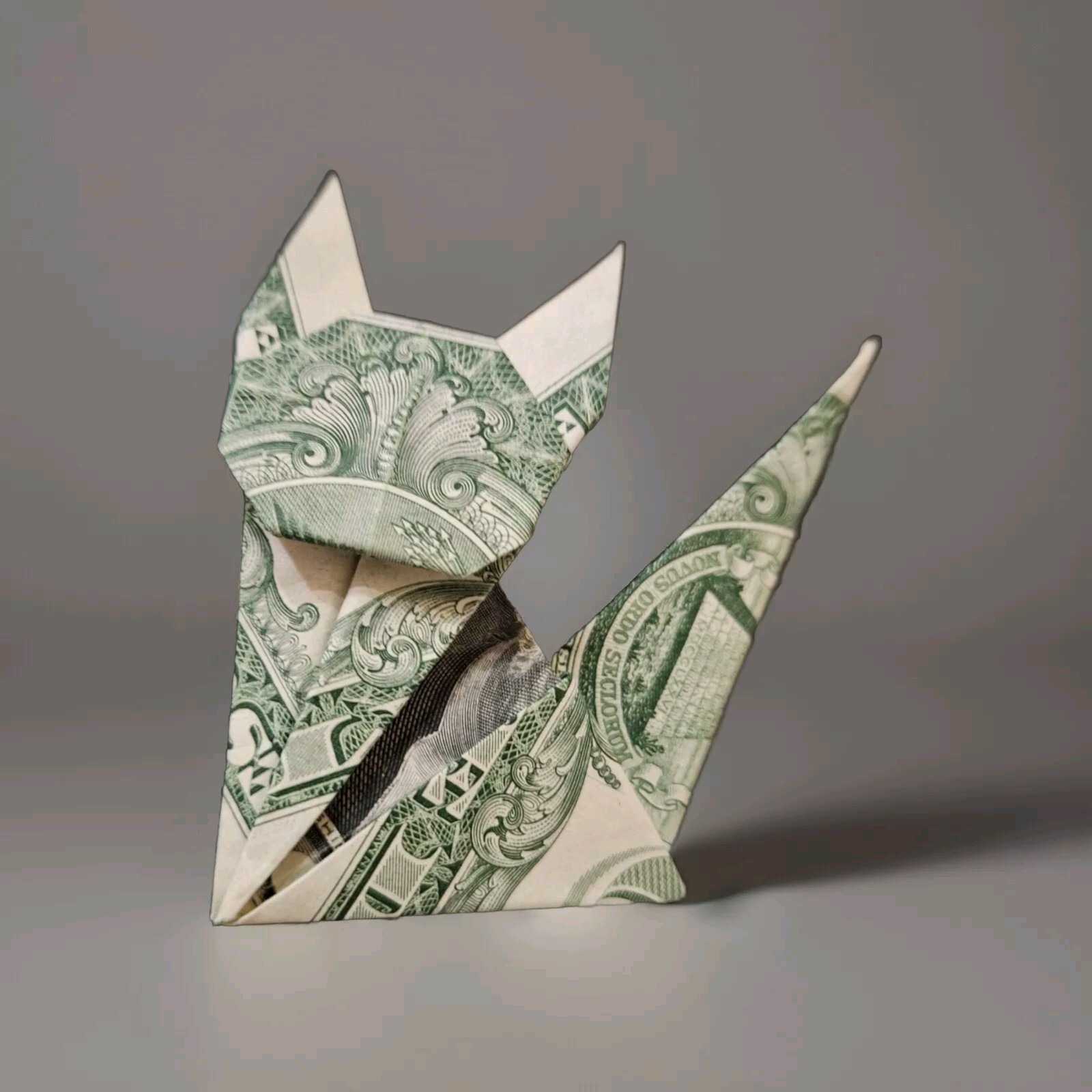 Money Origami Cat Dollar Bill Party Gift Novelty Individual Bag