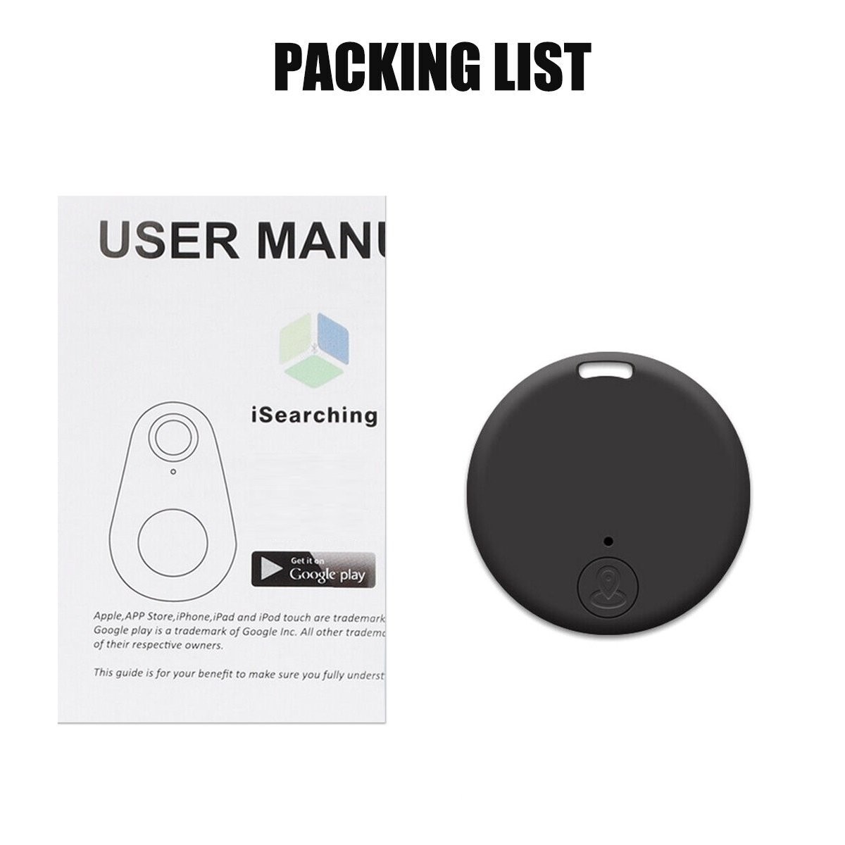 1-6x GPS Tracker for Vehicles No Subscription, Car Tracker Tag for Android & iOS